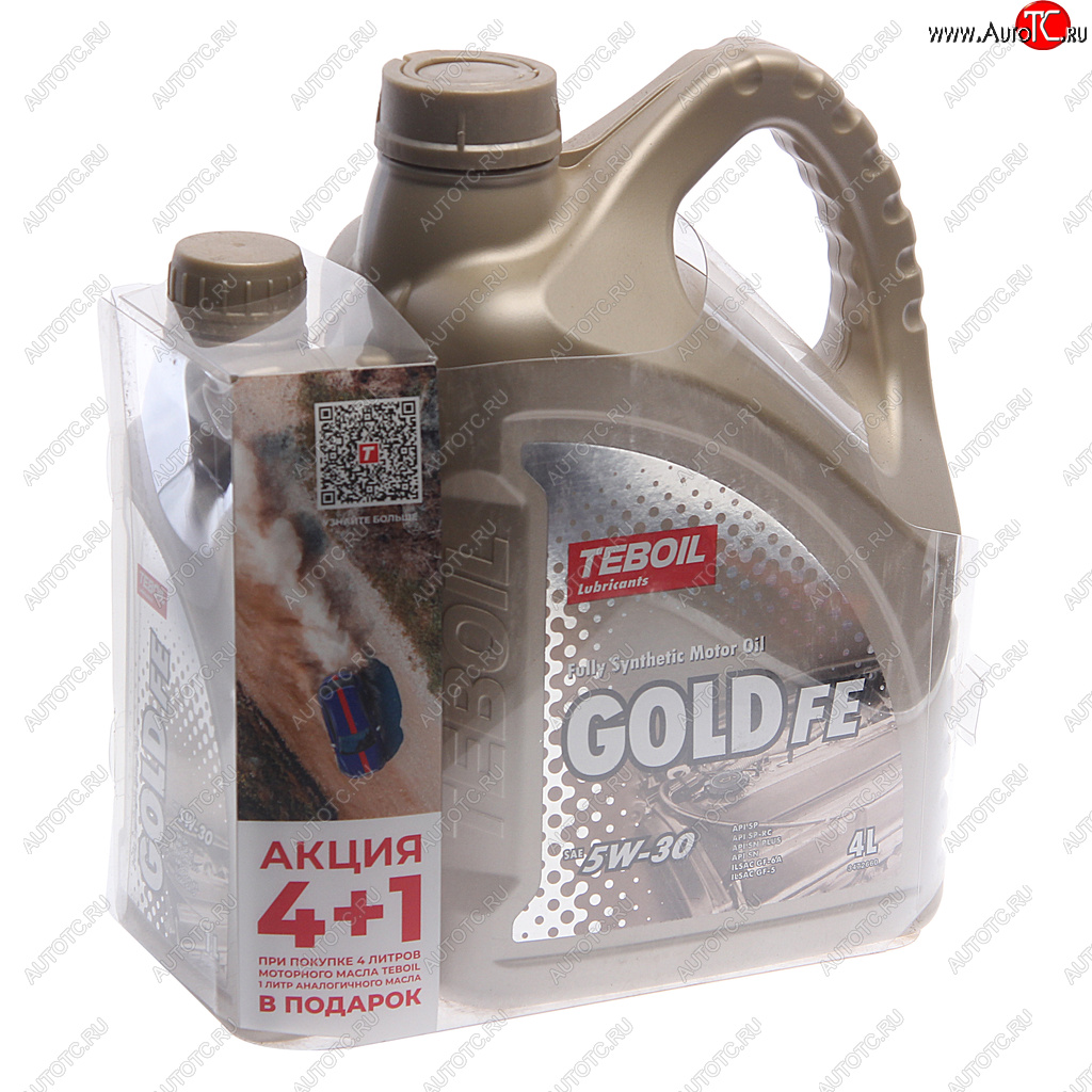 2 269 р. Масло моторное GOLD FE 5W30 синт.4+1л TEBOIL TEBOIL 3470594p  с доставкой в г. Кемерово