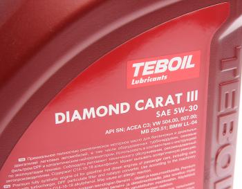 3 899 р. Масло моторное DIAMOND CARAT III 5W30 синт.4л TEBOIL TEBOIL 3453947  с доставкой в г. Кемерово. Увеличить фотографию 2