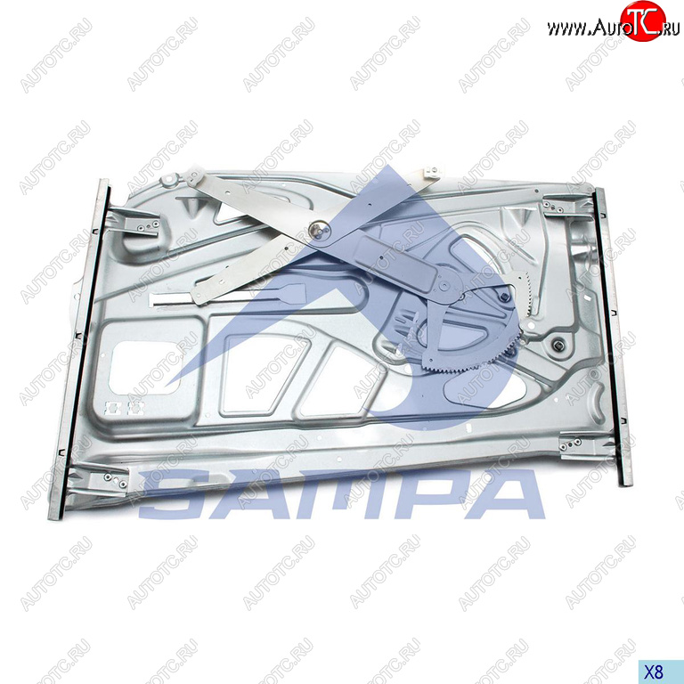 10 699 р. Стеклоподъемник MERCEDES Actros MP2,MP3 двери левой (без мотора) SAMPA SAMPA 204.190  с доставкой в г. Кемерово