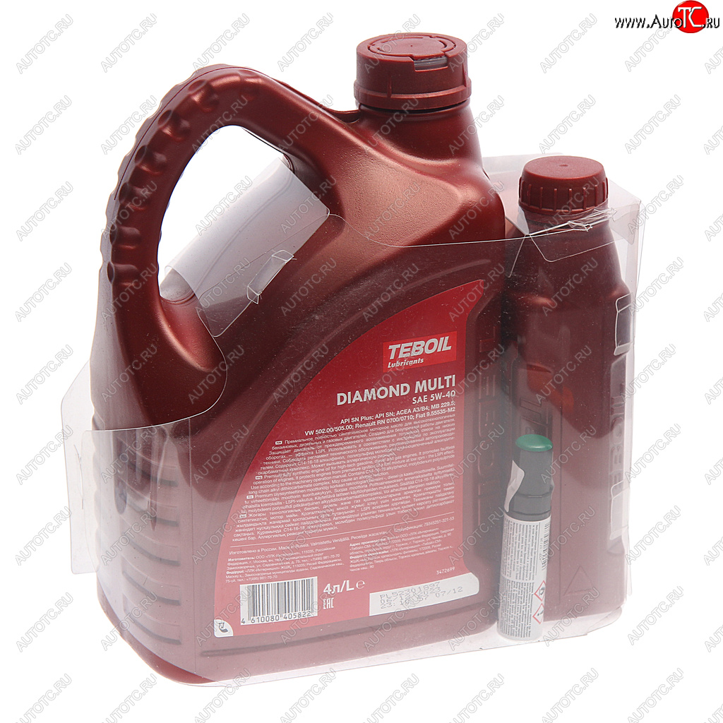 3 389 р. Масло моторное DIAMOND MULTI 5W40 синт.4+1л TEBOIL TEBOIL 3455081p  с доставкой в г. Кемерово