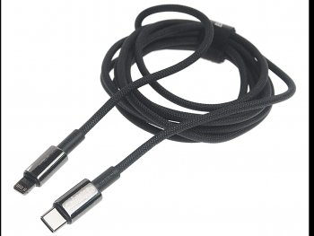 549 р. Кабель iPhone (5-)-USB Type C 2м черный BASEUS BASEUS catlwj-a01 BASEUS catlwj-a01  с доставкой в г. Кемерово. Увеличить фотографию 1