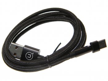 449 р. Кабель USB Type C 1м черный USAMS USAMS us-sj477 u60  с доставкой в г. Кемерово. Увеличить фотографию 2
