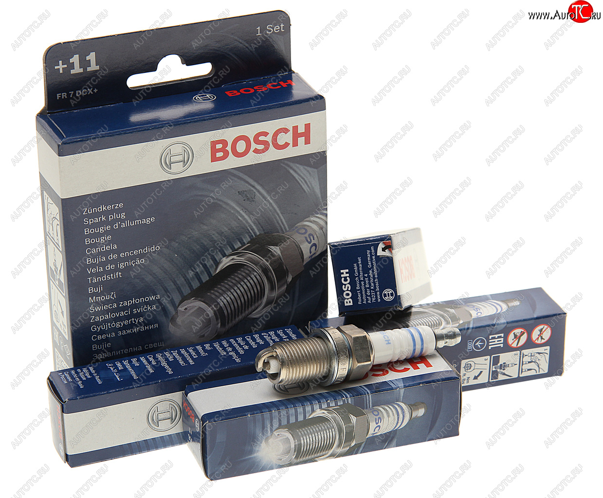 999 р. Свеча зажигания ВАЗ-2112 BOSCH FR7DCX+ комплект BOSCH 0242235913  с доставкой в г. Кемерово