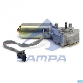 2 799 р. Мотор-редуктор стеклоочистителя RENAULT правый SAMPA SAMPA 078.296  с доставкой в г. Кемерово. Увеличить фотографию 1