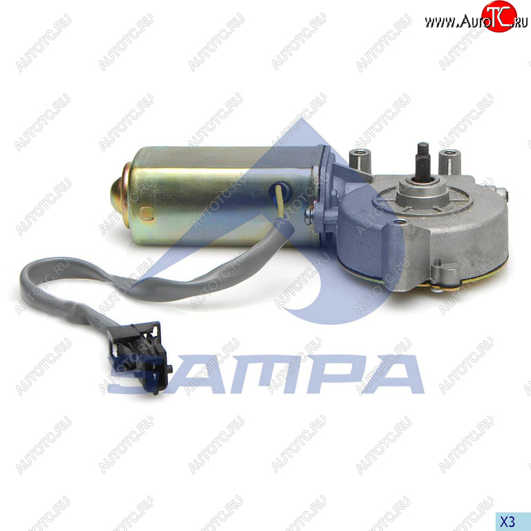 2 799 р. Мотор-редуктор стеклоочистителя RENAULT правый SAMPA SAMPA 078.296  с доставкой в г. Кемерово