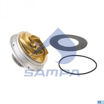 6 349 р. Насос водяной RENAULT Premium SAMPA SAMPA 078.121  с доставкой в г. Кемерово. Увеличить фотографию 1