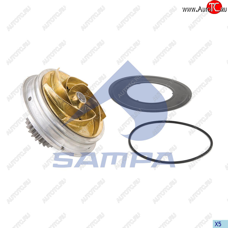 6 349 р. Насос водяной RENAULT Premium SAMPA SAMPA 078.121  с доставкой в г. Кемерово