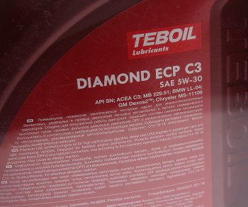 3 989 р. Масло моторное DIAMOND ECP C3 5W30 синт.4+1л TEBOIL TEBOIL 3453876p  с доставкой в г. Кемерово. Увеличить фотографию 2