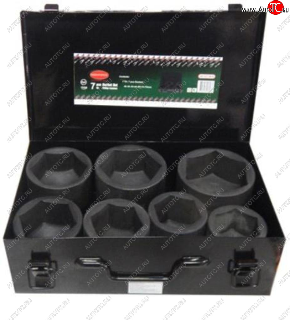 14 599 р. Набор головок торцевых 1 ударных 7 предметов в кейсе ROCKFORCE ROCKFORCE rf-8071mpb  с доставкой в г. Кемерово