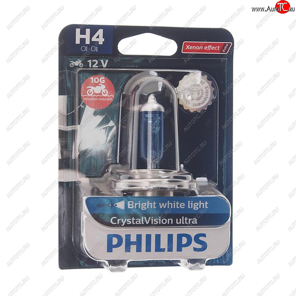 1 099 р. Лампа 12V H4 60/55W P43t-38 блистер (1шт.) Crystal Vision Ultra PHILIPS PHILIPS 12342cvubw PHILIPS 12342cvubw  с доставкой в г. Кемерово