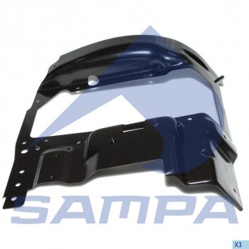 2 769 р. Кронштейн SCANIA R,P,G,T series крепления фары левой (металл) SAMPA SAMPA 18400198  с доставкой в г. Кемерово. Увеличить фотографию 1