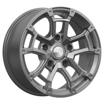 11 249 р. Диск колесный литой LADA 4x4 CHEVROLET Niva R16 Барахас Графит K&K скад 5х139,7 ет30 d-98,5  с доставкой в г. Кемерово. Увеличить фотографию 1