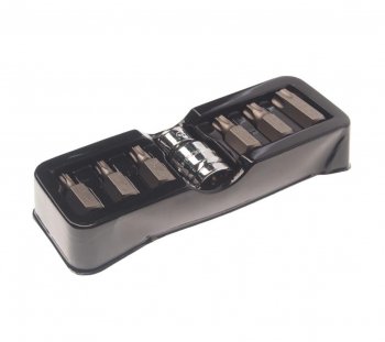 379 р. Набор бит 12 TORX T25-T55 с держателем 7 предметов в ложементе ROCKFORCE ROCKFORCE rf-4074  с доставкой в г. Кемерово. Увеличить фотографию 1