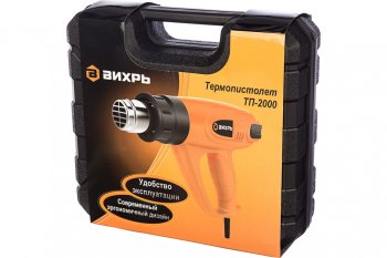 2 389 р. Фен промышленный термопистолет 2000Вт 250-550град. ВИХРЬ ВИХРЬ тп-2000  с доставкой в г. Кемерово. Увеличить фотографию 11