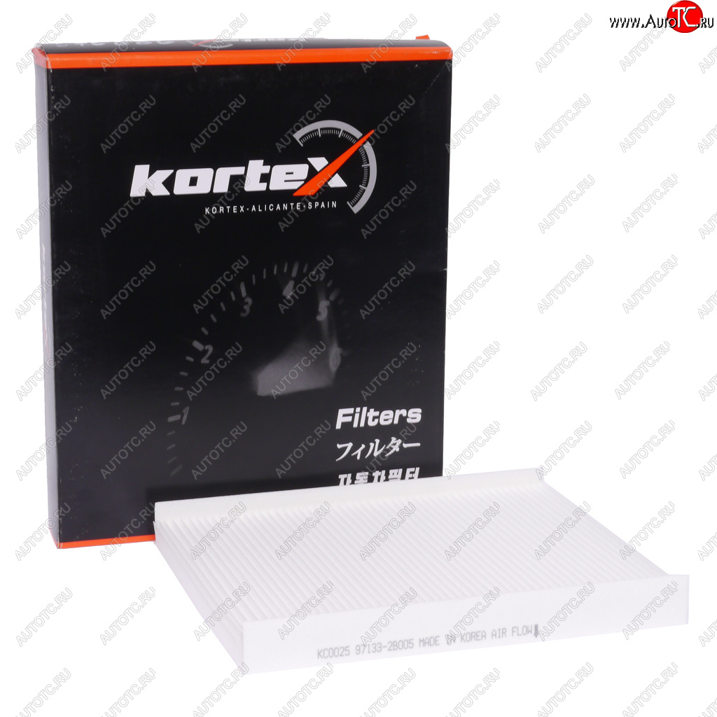 399 р. Фильтр воздушный салона HYUNDAI Santa Fe (10-),ix55 (10-) KORTEX KORTEX kc0025 KORTEX kc0025  с доставкой в г. Кемерово