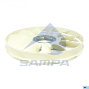 6 699 р. Крыльчатка MAN вентилятора SAMPA SAMPA 025.123  с доставкой в г. Кемерово. Увеличить фотографию 1