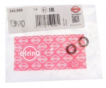 282 р. Кольцо уплотнительное VW AUDI SEAT SKODA форсунки топливной (к-т) ELRING ELRING 243.850  с доставкой в г. Кемерово. Увеличить фотографию 2