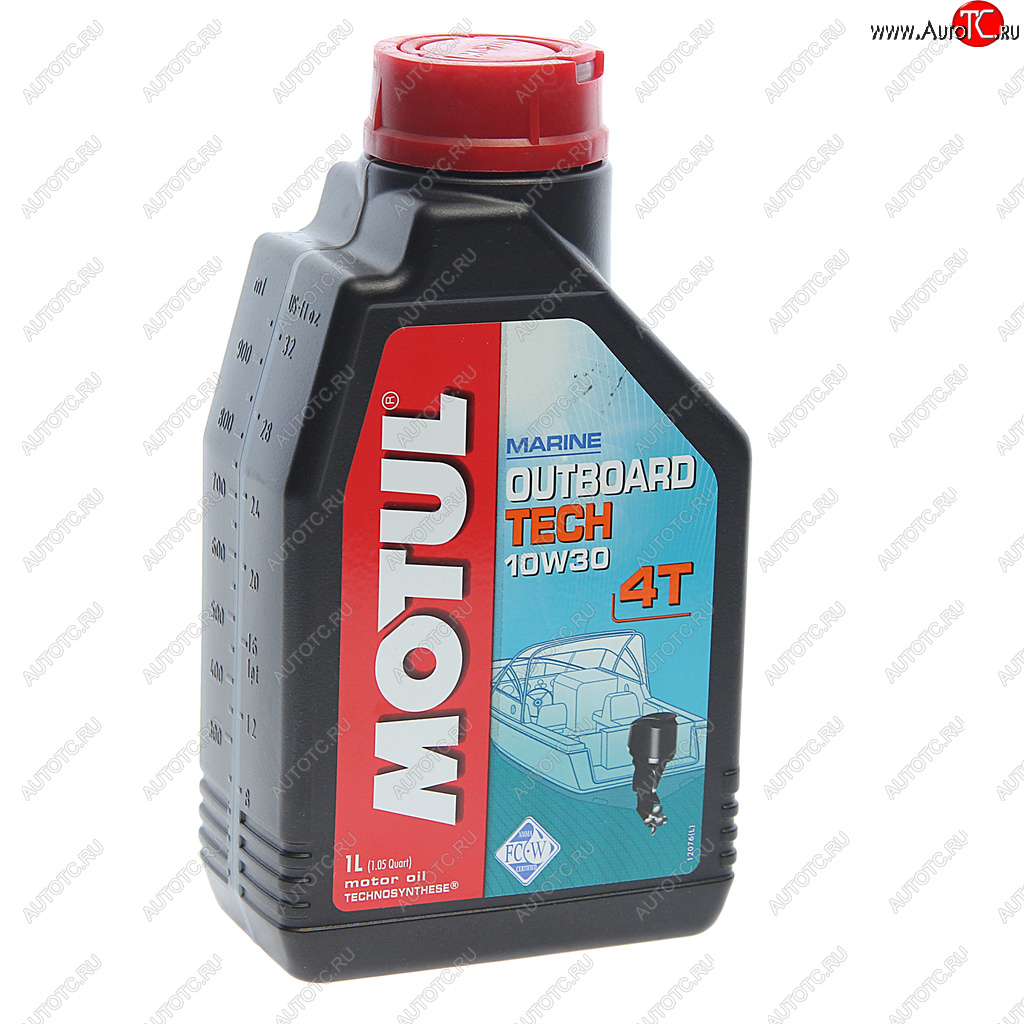 1 559 р. Масло моторное для 4-х тактных двигателей лодок OUTBOARD Tech 4T 10W30 псинт.1л MOTUL MOTUL 106453  с доставкой в г. Кемерово