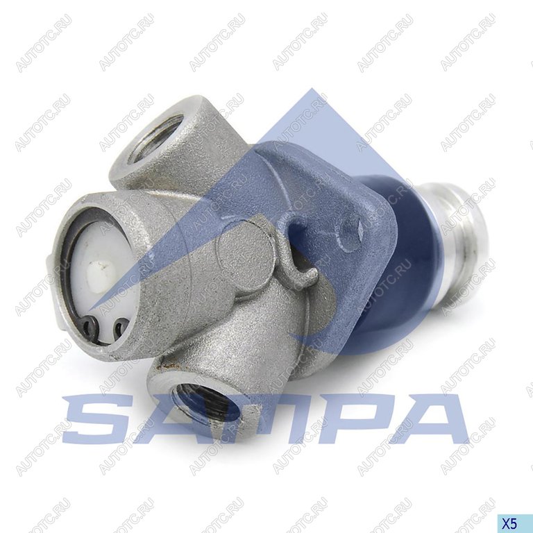 3 079 р. Клапан IVECO обратный пневмосистемы (горный тормоз) SAMPA SAMPA 093.277  с доставкой в г. Кемерово