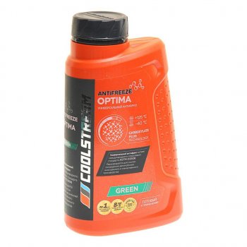 290 р. Антифриз зеленый -40C 1.1кг1л Optima COOL STREAM COOL STREAM cs-010701-gr  с доставкой в г. Кемерово. Увеличить фотографию 1