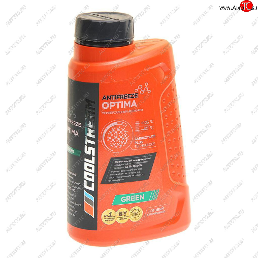 290 р. Антифриз зеленый -40C 1.1кг1л Optima COOL STREAM COOL STREAM cs-010701-gr  с доставкой в г. Кемерово