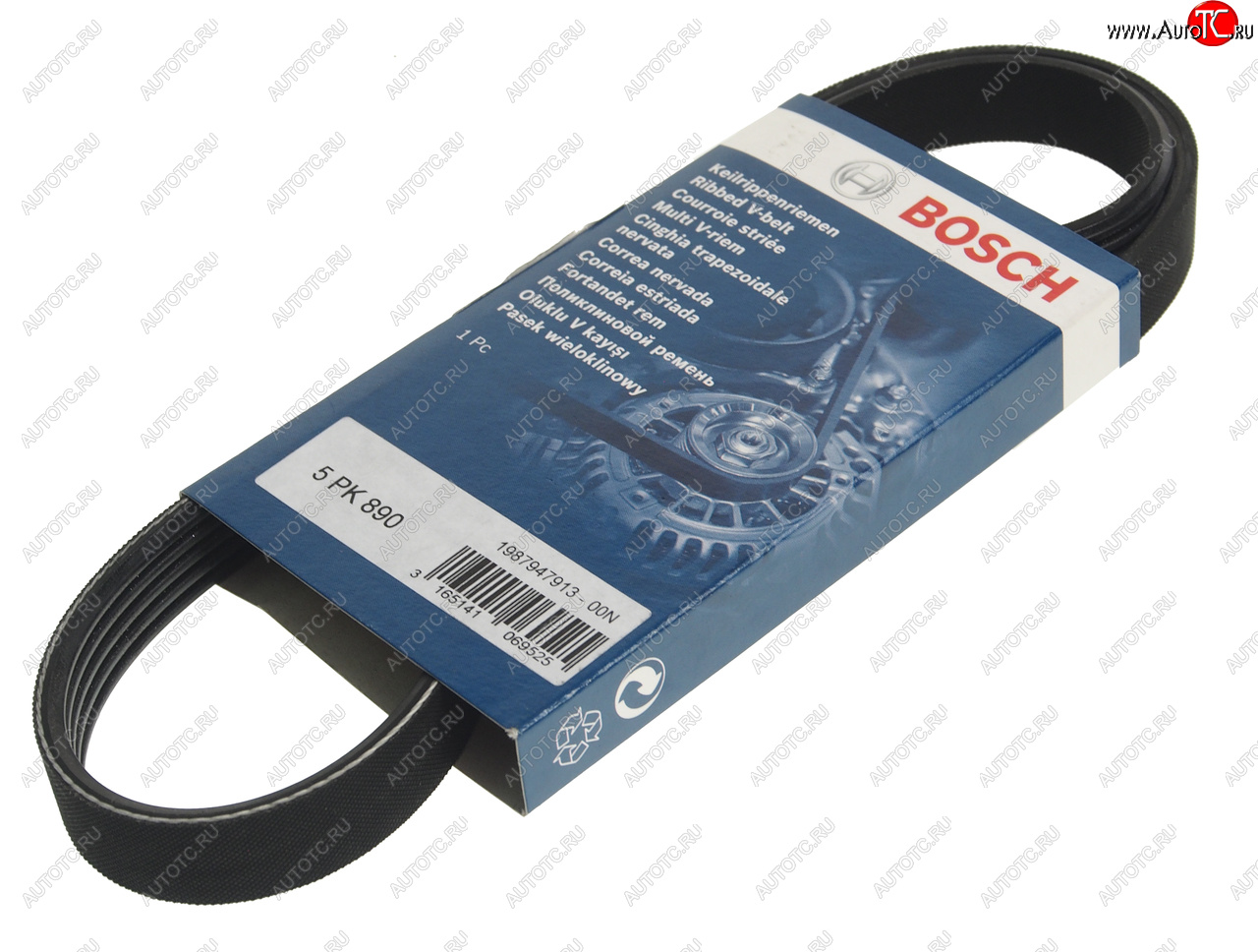 679 р. Ремень приводной поликлиновой 5PK890 BOSCH BOSCH 1987947913 BOSCH 1987947913  с доставкой в г. Кемерово