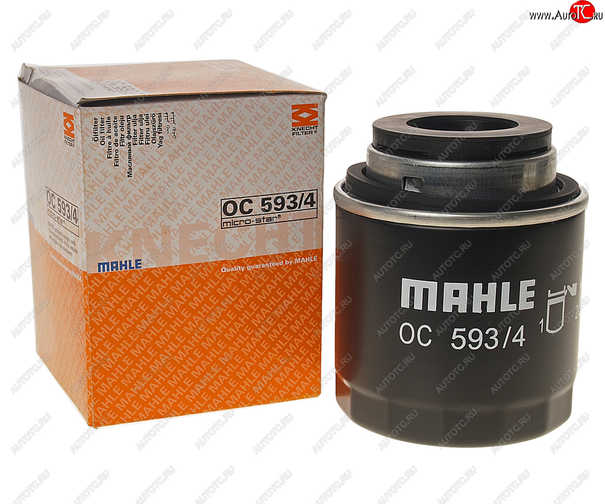 1 799 р. Фильтр масляный VW Golf,Passat,Polo (07-) AUDI A3 SKODA Octavia,Fabia (08-) (1.21.4 TSI) MAHLE MAHLE oc5934  с доставкой в г. Кемерово