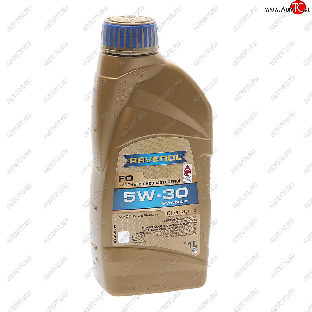 1 349 р. Масло моторное FO 5W30 синт.1л RAVENOL RAVENOL 1111115-001  с доставкой в г. Кемерово