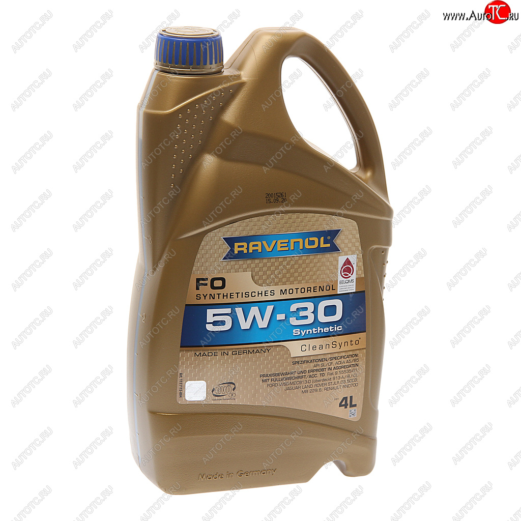 4 699 р. Масло моторное FO 5W30 синт.4л RAVENOL RAVENOL 1111115-004  с доставкой в г. Кемерово