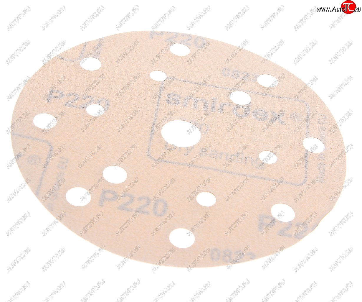 36 р. Круг абразивный на липучке P220 d=150 15 отв. SMIRDEX SMIRDEX 820415220  с доставкой в г. Кемерово