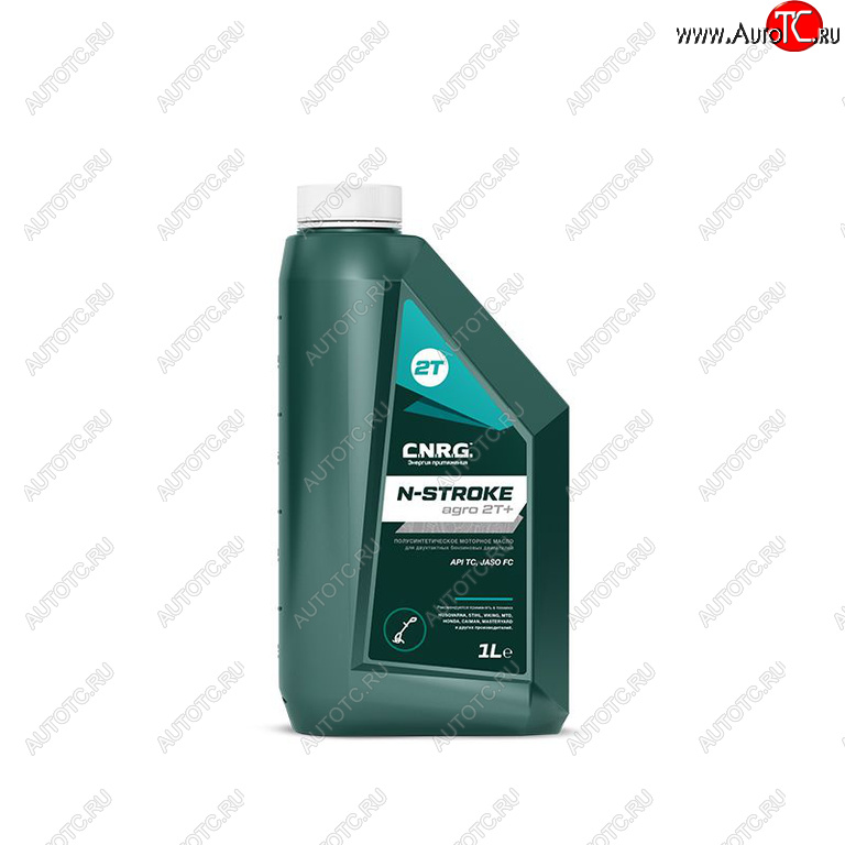 419 р. Масло моторное для 2-х тактных двигателей N-Stroke Agro 2T+ псин.1л CNRG CNRG cnrg-157-0001  с доставкой в г. Кемерово