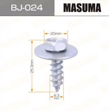 419 р. Саморез 6.3x25.3мм набор 10шт. MASUMA MASUMA bj-024  с доставкой в г. Кемерово. Увеличить фотографию 2