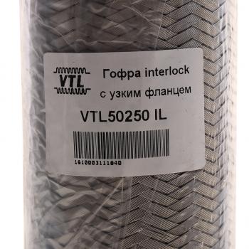 1 059 р. Гофра глушителя 50x250 трехслойная interlock нержавеющая сталь МЗГС МЗГС vtl50250 il  с доставкой в г. Кемерово. Увеличить фотографию 3