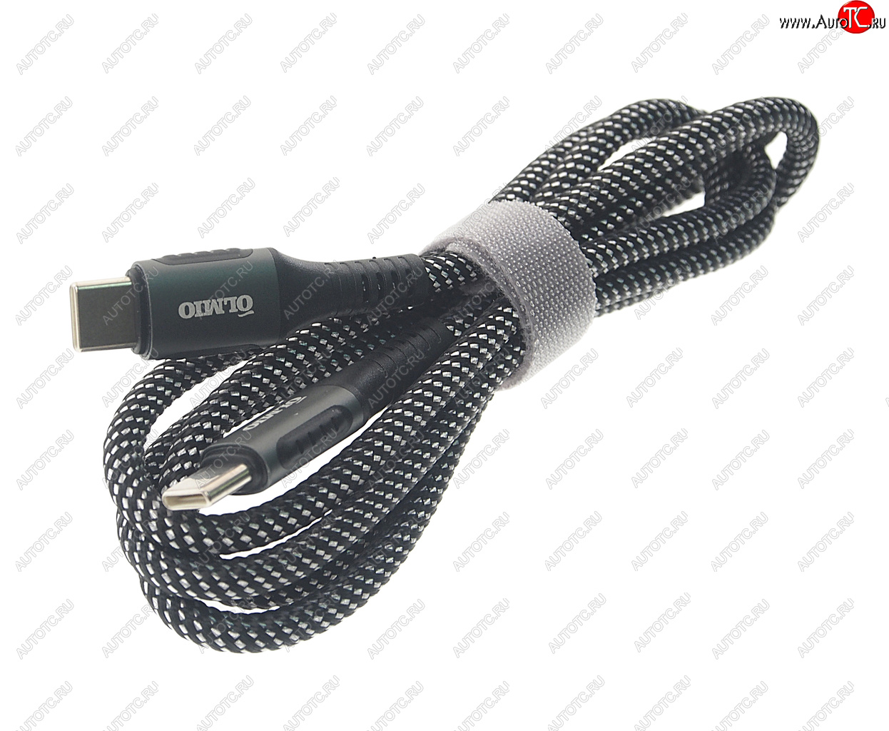 489 р. Кабель USB Type C-USB Type C 1.2м черный OLMIO OLMIO olm-040275  с доставкой в г. Кемерово