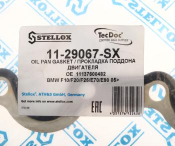 1 859 р. Прокладка BMW 1 (E82,E88,F20) поддона масляного STELLOX STELLOX 11-29067-sx  с доставкой в г. Кемерово. Увеличить фотографию 4