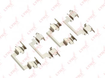 519 р. Комплект MITSUBISHI Lancer (07-),Galant (96-) монтажный колодок тормозных передних LYNX LYNX bc8233  с доставкой в г. Кемерово. Увеличить фотографию 1