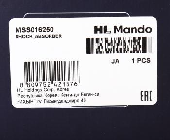 9 649 р. Амортизатор SUBARU Tribeca (05-) передний левый газовый MANDO MANDO mss016250 MANDO mss016250  с доставкой в г. Кемерово. Увеличить фотографию 4