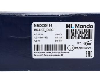 3 199 р. Диск тормозной VW Passat (97-05) AUDI 100 (91-94),A4 (96-09) передний (1шт.) MANDO MANDO mbc035414  с доставкой в г. Кемерово. Увеличить фотографию 6