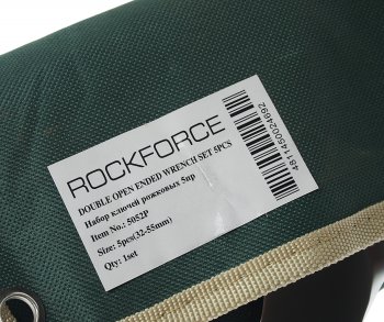 6 699 р. Набор ключей рожковых 32-55мм 5 предметов на полотне ROCKFORCE ROCKFORCE rf-5052p  с доставкой в г. Кемерово. Увеличить фотографию 3