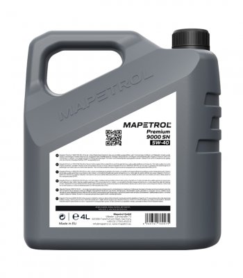 4 299 р. Масло моторное PREMIUM 9000 SN 5W40 синт.4л MAPETROL MAPETROL map0035  с доставкой в г. Кемерово. Увеличить фотографию 2
