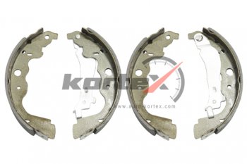 2 269 р. Колодки тормозные задние барабанные (4шт.) KORTEX Renault Kangoo KW0 дорестайлинг (2008-2013)  с доставкой в г. Кемерово. Увеличить фотографию 2
