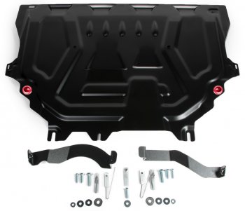 8 249 р. Защита картера и КПП FORD Kuga (16-) (Ecoboost) (с крепежом) АВТОБРОНЯ АВТОБРОНЯ 111.01873.1  с доставкой в г. Кемерово. Увеличить фотографию 1