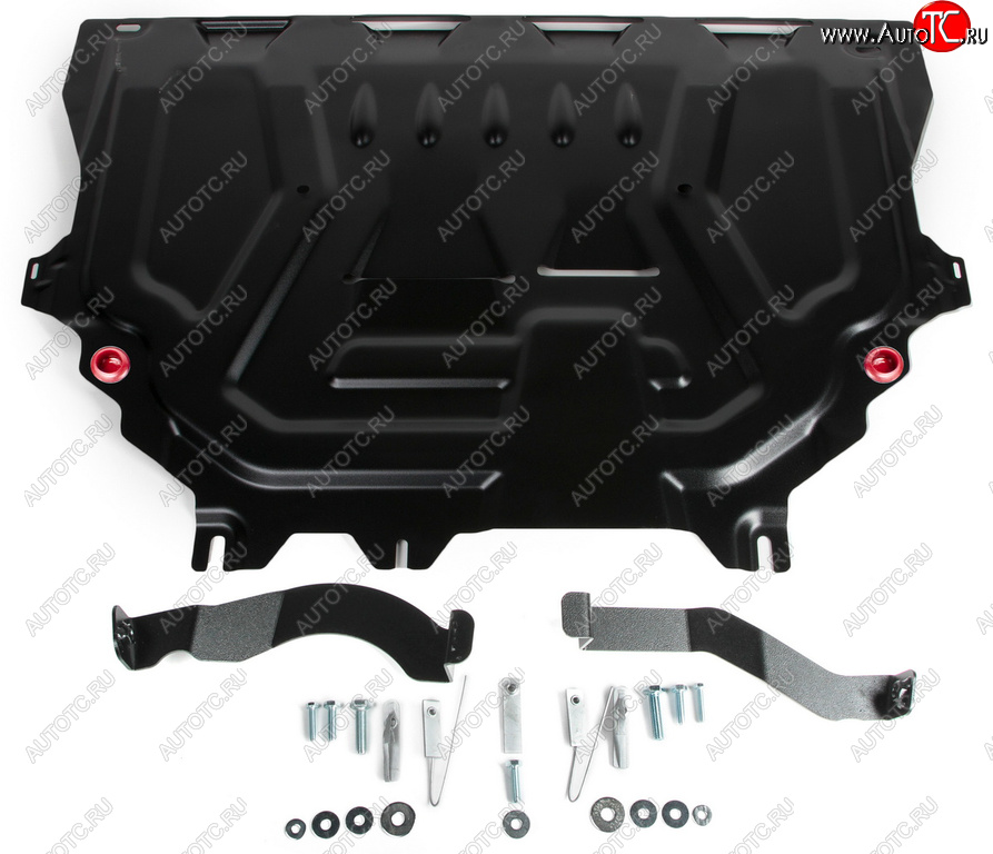 8 249 р. Защита картера и КПП FORD Kuga (16-) (Ecoboost) (с крепежом) АВТОБРОНЯ АВТОБРОНЯ 111.01873.1  с доставкой в г. Кемерово