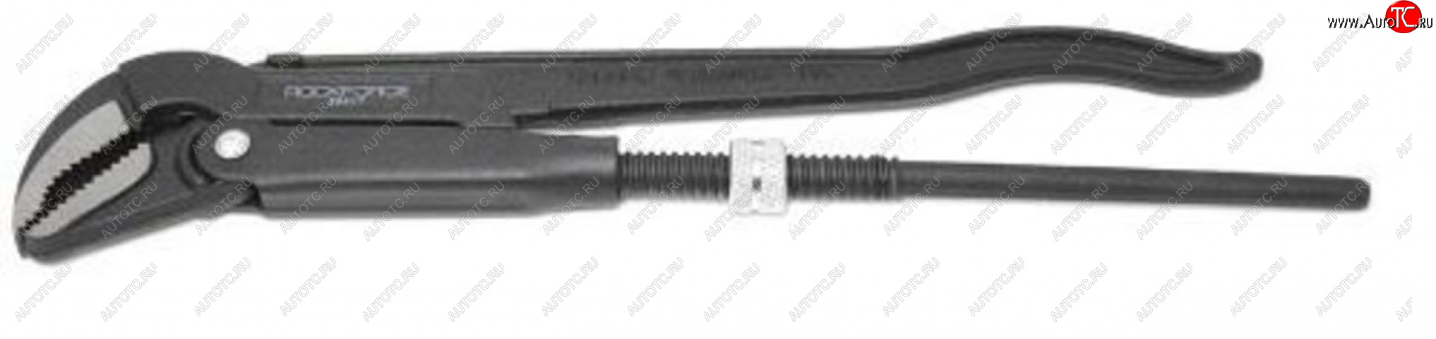 3 199 р. Ключ газовый 100мм 2 45град. ROCKFORCE ROCKFORCE rf-684l22  с доставкой в г. Кемерово