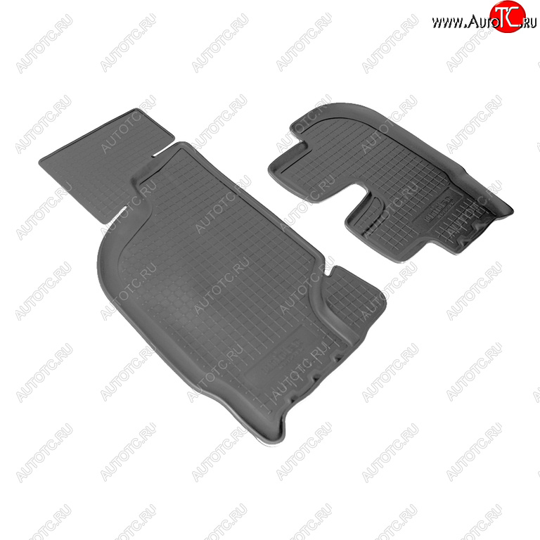 1 239 р. Коврик салона HYUNDAI HD65,HD72,HD78 (06-) полиуретан черный (2 предм.) NORPLAST NORPLAST npl-po-31-16  с доставкой в г. Кемерово