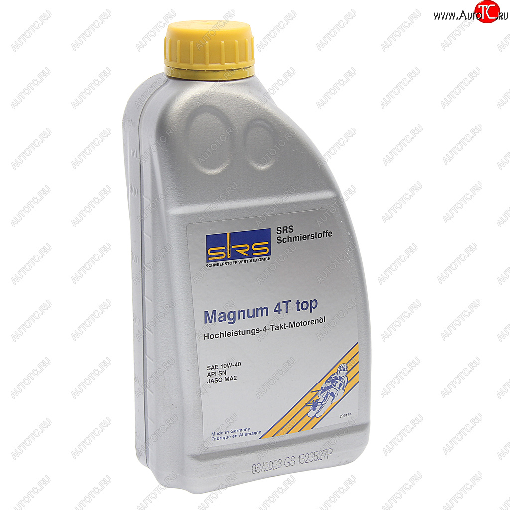 1 229 р. Масло моторное для 4-х тактных двигателей Magnum 4T Top 10W40 синт.1л SRS SRS 36278  с доставкой в г. Кемерово