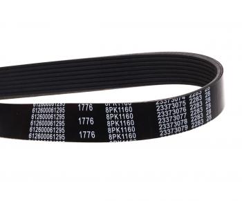 999 р. Ремень приводной поликлиновой 8PK1160 SHACMAN SHAANXI дв.WP10 OE SHACMAN 612600061295  с доставкой в г. Кемерово. Увеличить фотографию 2