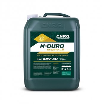 8 699 р. Масло дизельное N-Duro Engine LS CI-4E7E6 10W40 синт.20л CNRG CNRG cnrg-038-0020  с доставкой в г. Кемерово. Увеличить фотографию 1