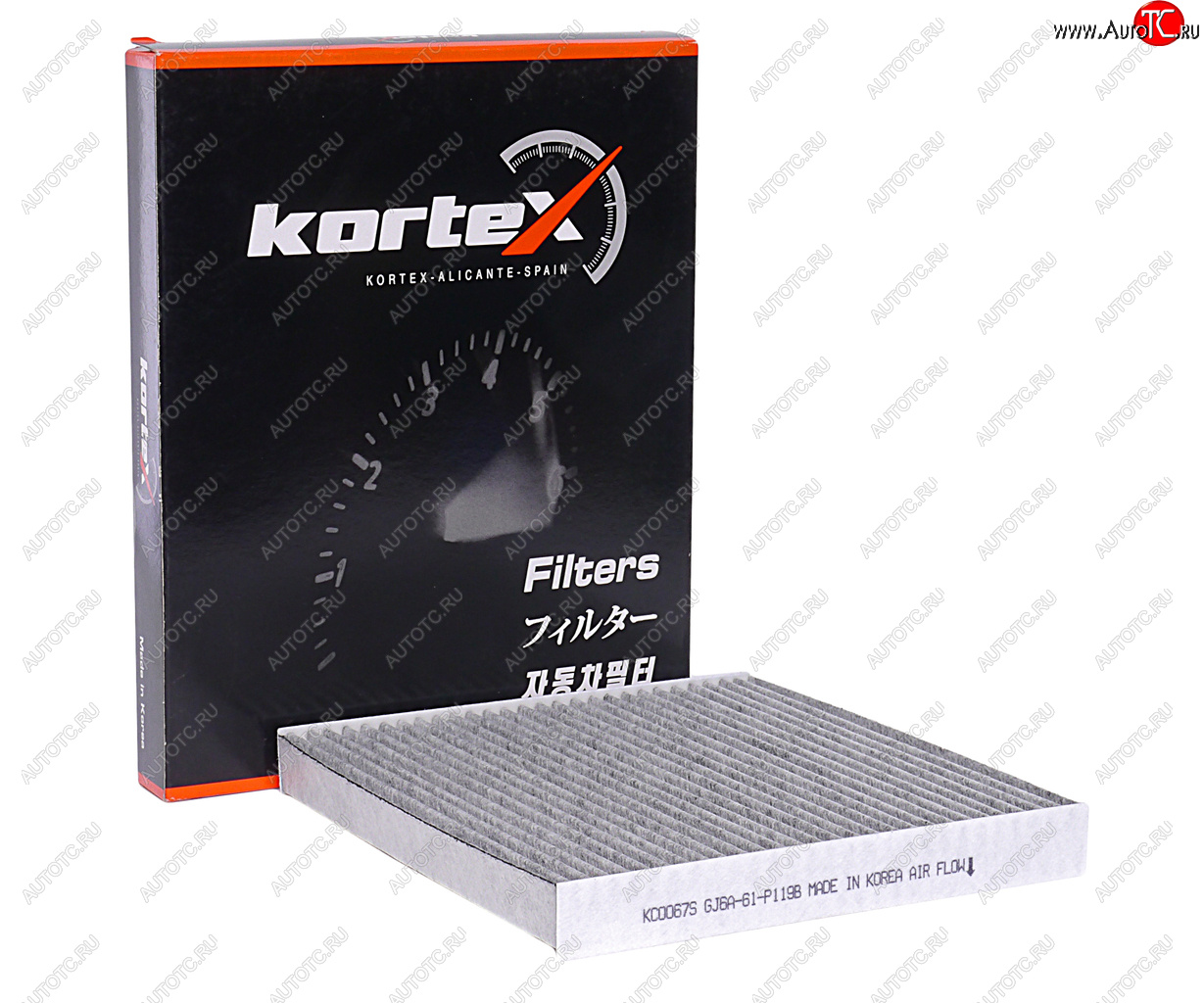 499 р. Фильтр воздушный салона MAZDA 6 (02-) KORTEX KORTEX kc0067s KORTEX kc0067s  с доставкой в г. Кемерово