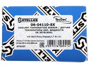 519 р. Датчик температуры VW Parati (04-10),Golf,Saveiro (05-10) охлаждающей жидкости STELLOX STELLOX 06-04110-sx  с доставкой в г. Кемерово. Увеличить фотографию 4